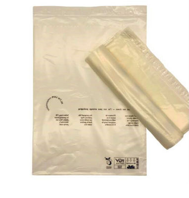 Bolsos biodegradables autos-adhesivo de la maicena del PLA para el empaquetado de la ropa